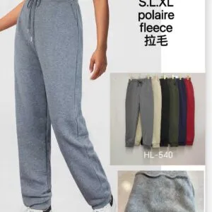 Jogging polaire uni femme (x12)