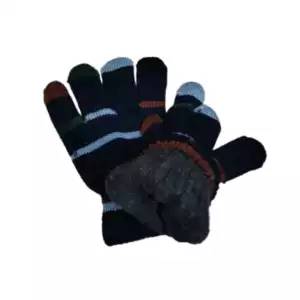 gants polaires rayés 2
