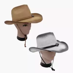 chapeau de cowboy en paille