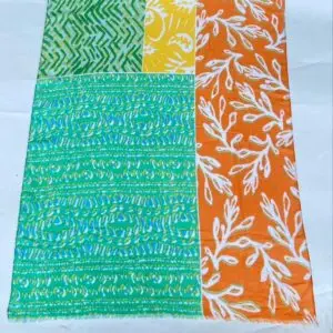 Foulard imprimé épis en coton et viscose (x6)