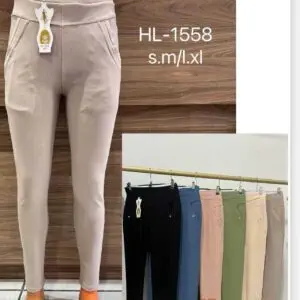 Pantalon uni diamant poche (x12)