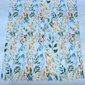 Foulard à imprimé floral en coton et viscose (x6)