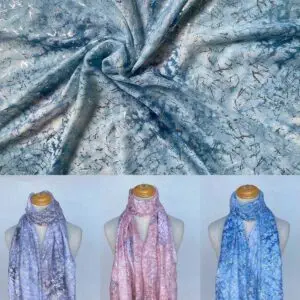Foulard éclats scintillants en coton et viscose (x6)