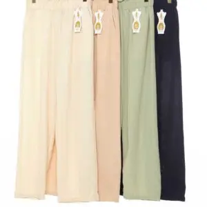 Pantalon coupe large en tissu fluide (x12)