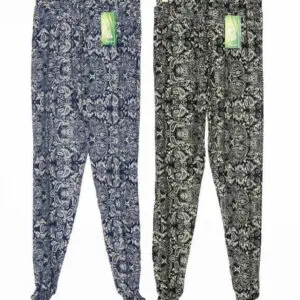 Pantalon imprimé paisley oriental 100% coton (x12)