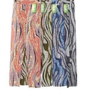 Pantalon imprimé zèbre artistique 100% coton (x12)