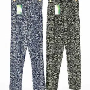 Pantalon imprimé voyage ethnique 100% coton (x12)