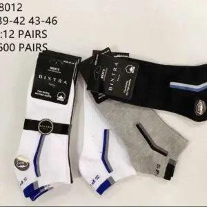 12 socquettes sport bande coté (x2)