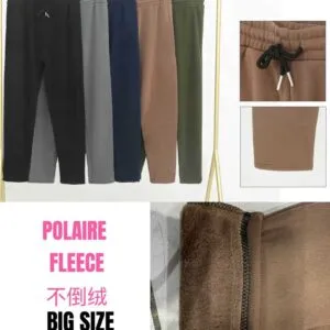 Pantalon jogging polaire grande taille femme (x12)