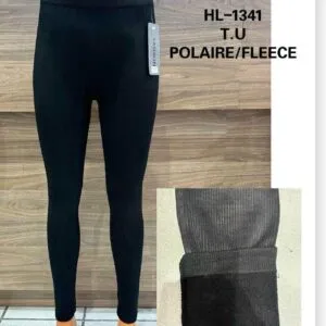 Legging côtelé doublé polaire (x12)
