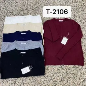 Gilet en maille côtelée (x12)