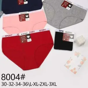 Lot de culottes sport taille haute en coton grande taille (x24)