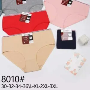 Lot de culottes grande taille en Coton à bande contrastée (x24)