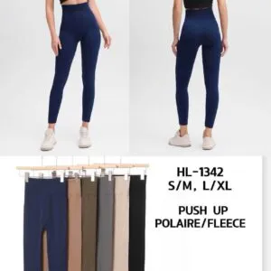 Legging push up doublé polaire (x12)