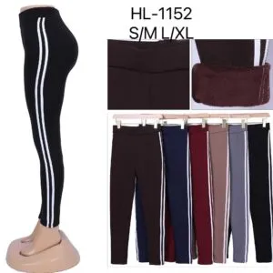 Legging sport rayures femme (x12)
