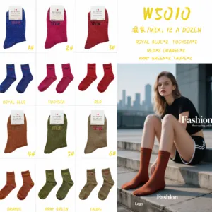 Chaussettes brillantes 'têtue' (x24)